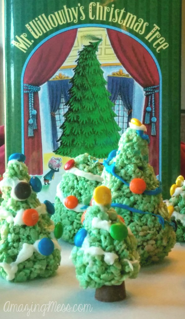 Cooking with Kids Project - Christmas Tree Rice Krispies